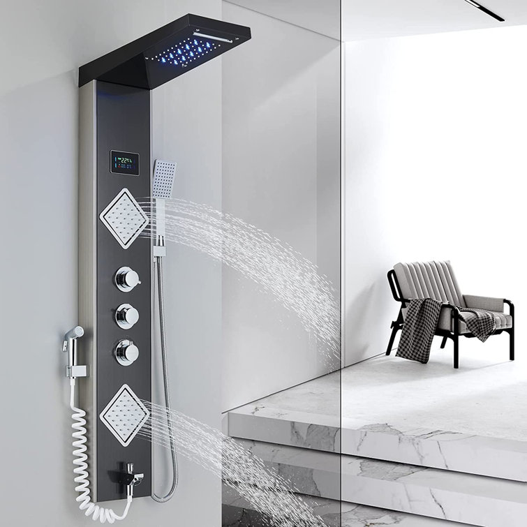 Belfry Bathroom Henley Shower Tower Panel Wayfair.co.uk